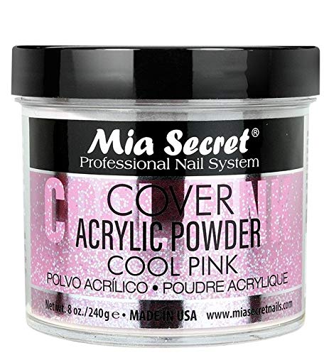 Mia Secret Multibalance - Polvo acrílico para uñas, color rosa natural, 8  onzas