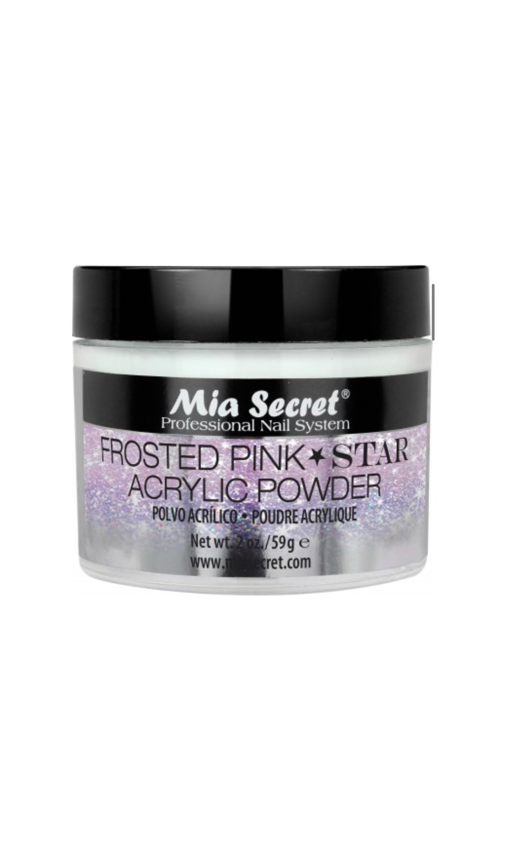 Mia Secret Professional Spark Collection Acrylic Powder 1/4 oz (Pick Your  Color) (Black Spark)