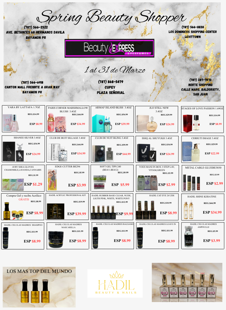 SPRING BEAUTY SHOPPER