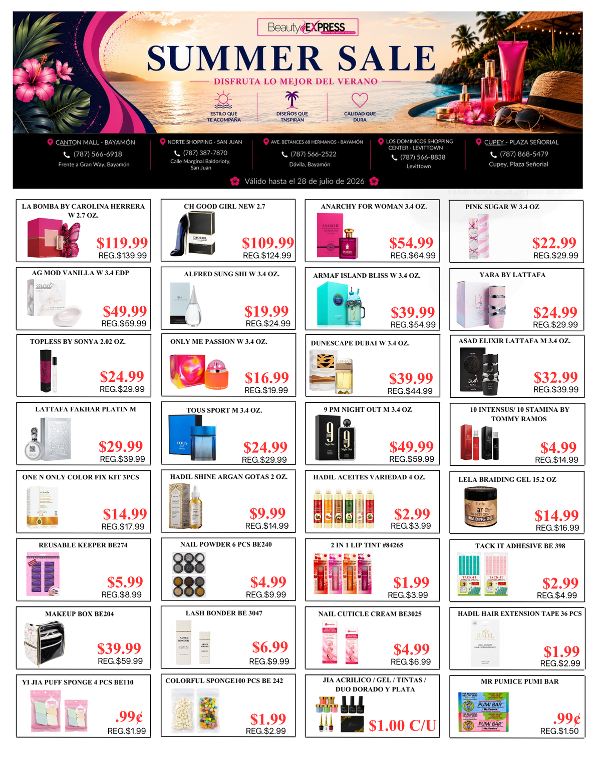 SUMMER SALE