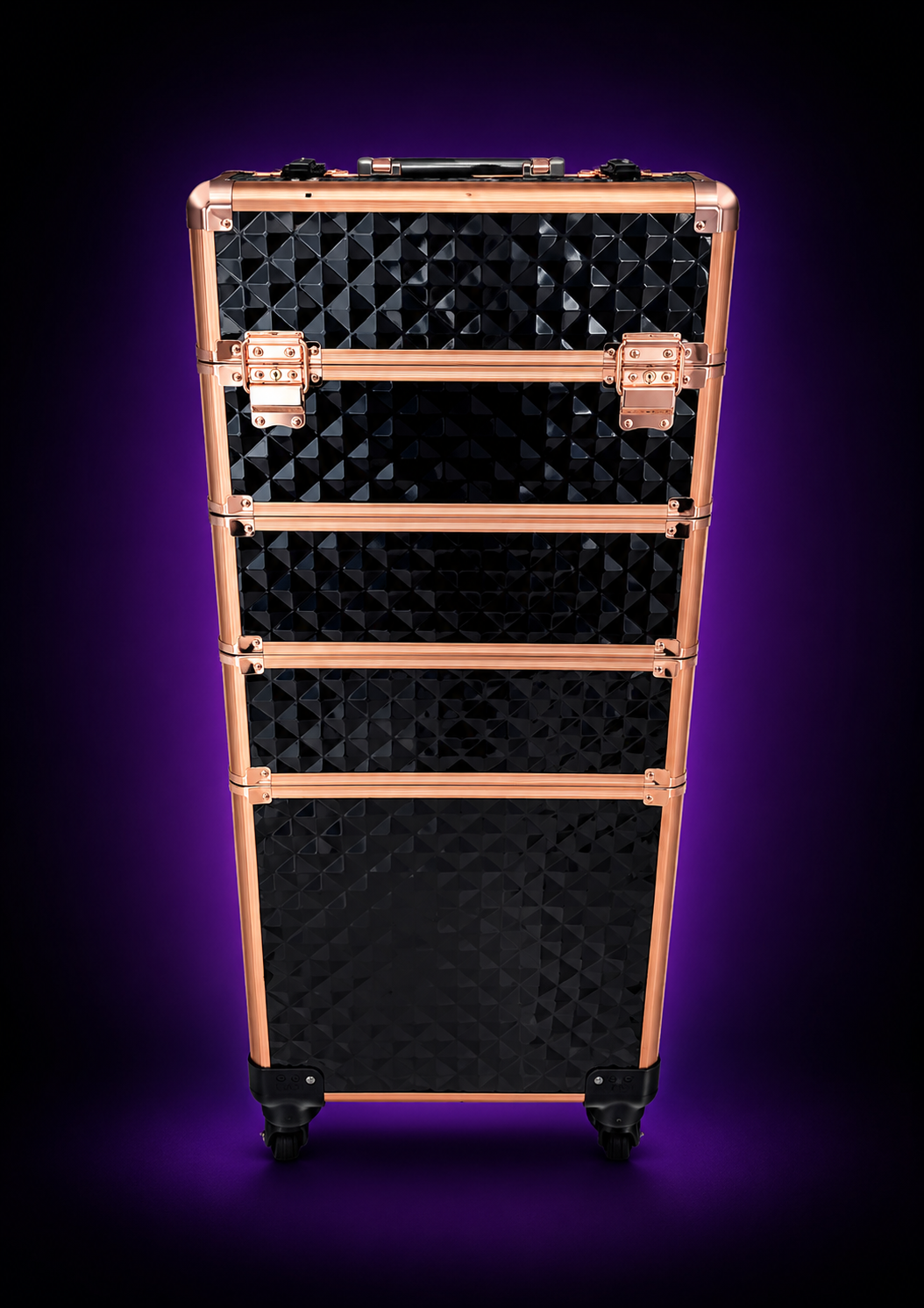 MAKEUP CASE BLACK ROSE BE192