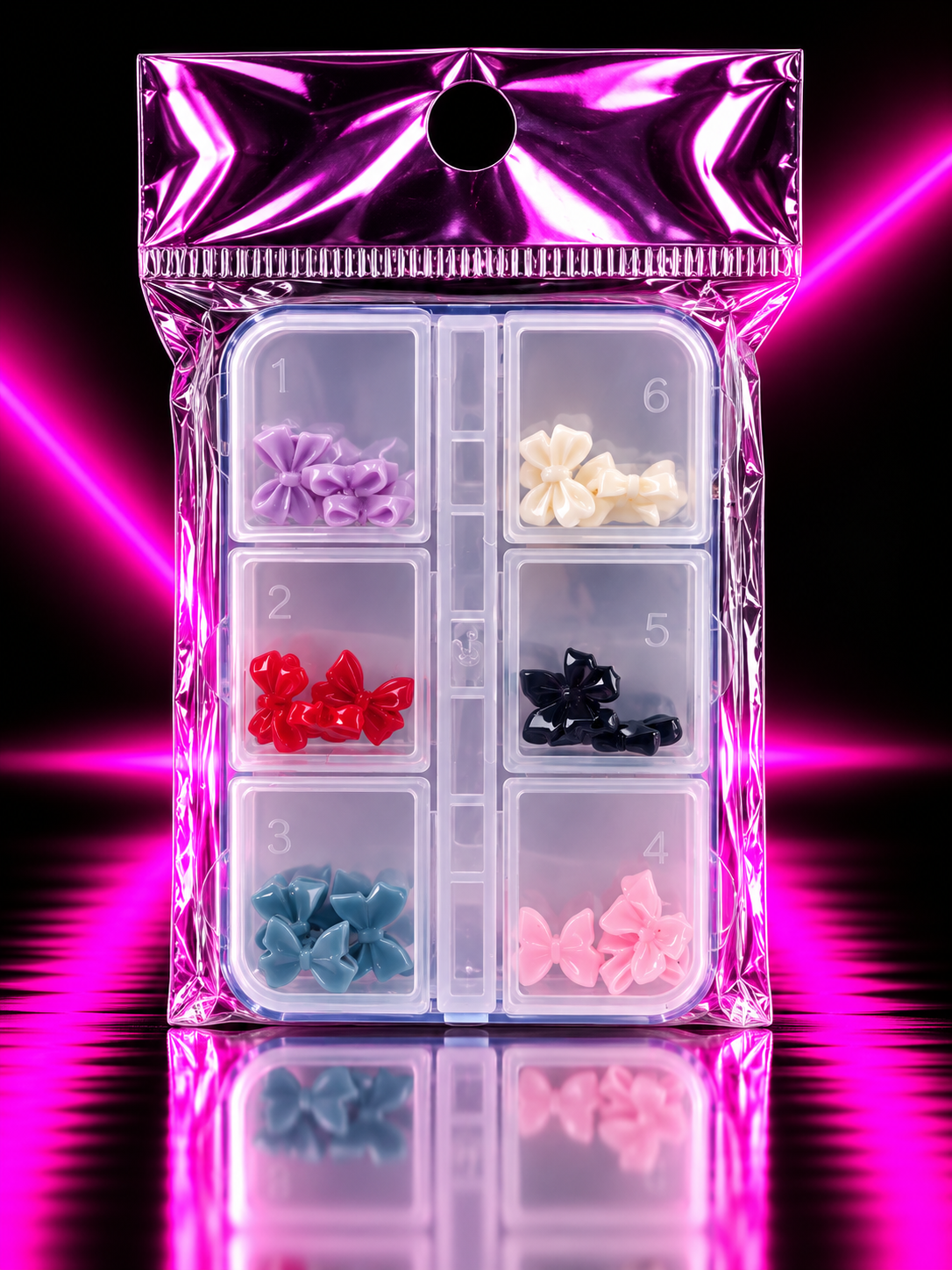 LAZOS Y MARIPOSAS 3D PARA UÑAS