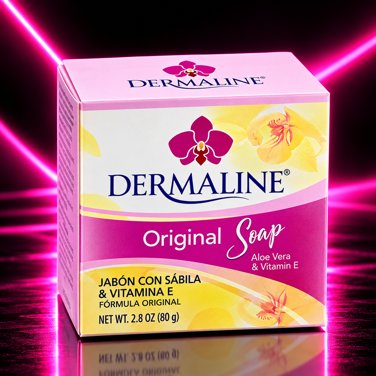 DERMALINE JABON CON SABILA -VITAMINA E