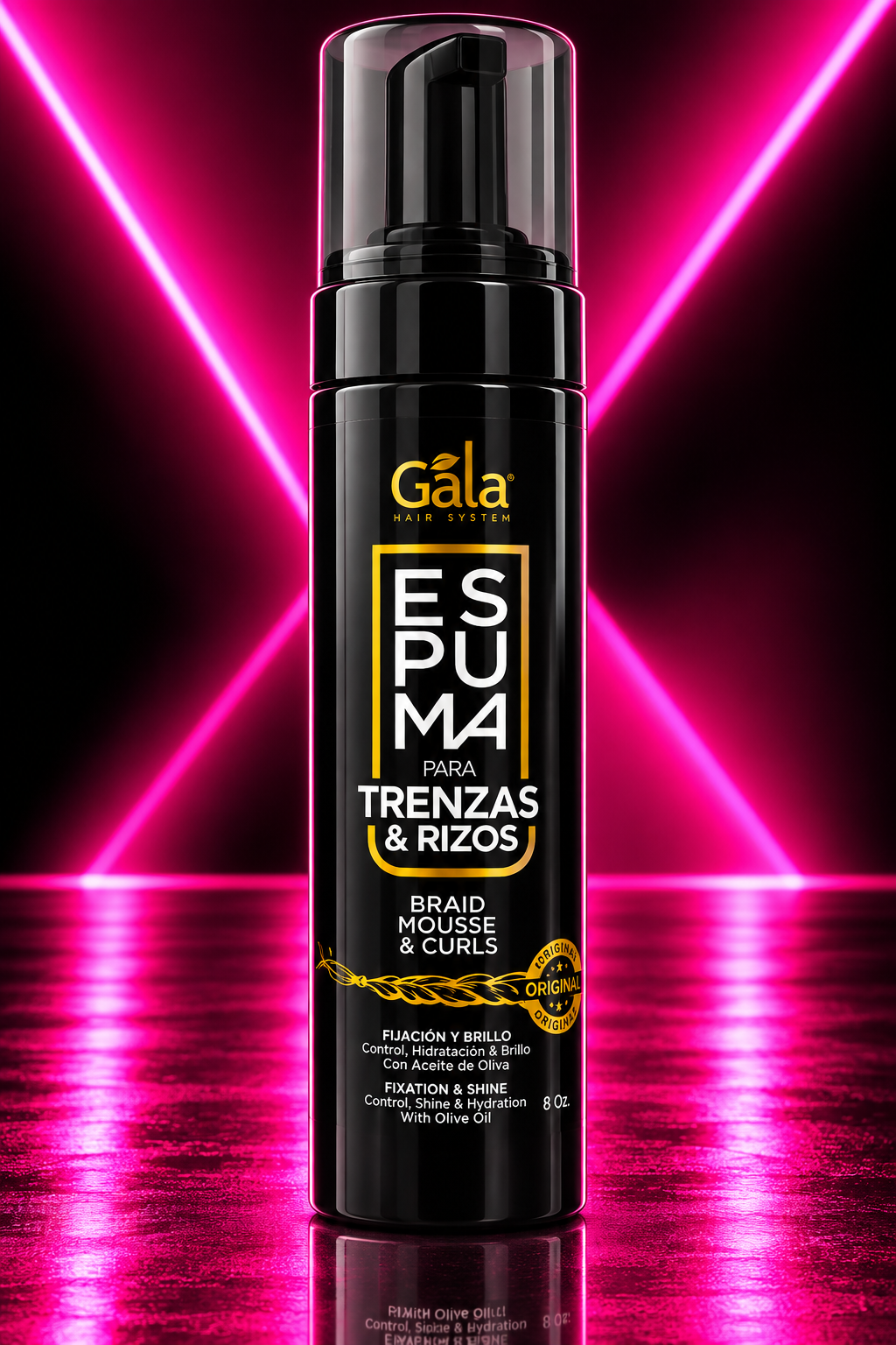 GALA ESPUMA PARA TRENZAS Y RIZOS