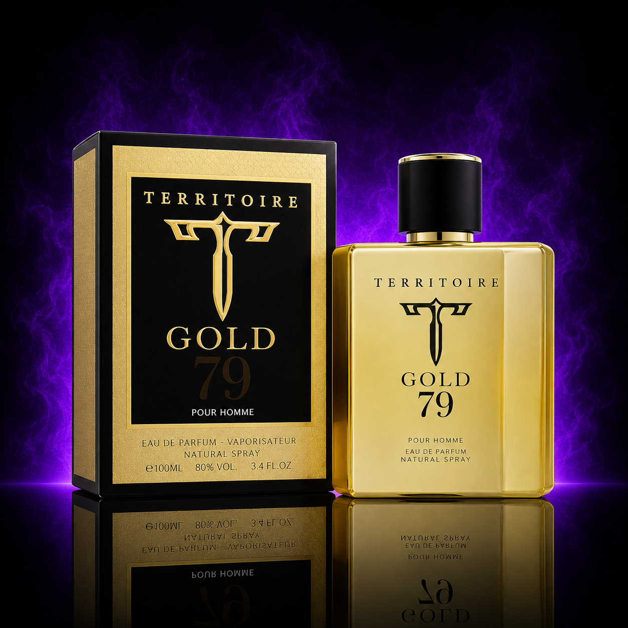 Territoire Gold 79 Pour Homme