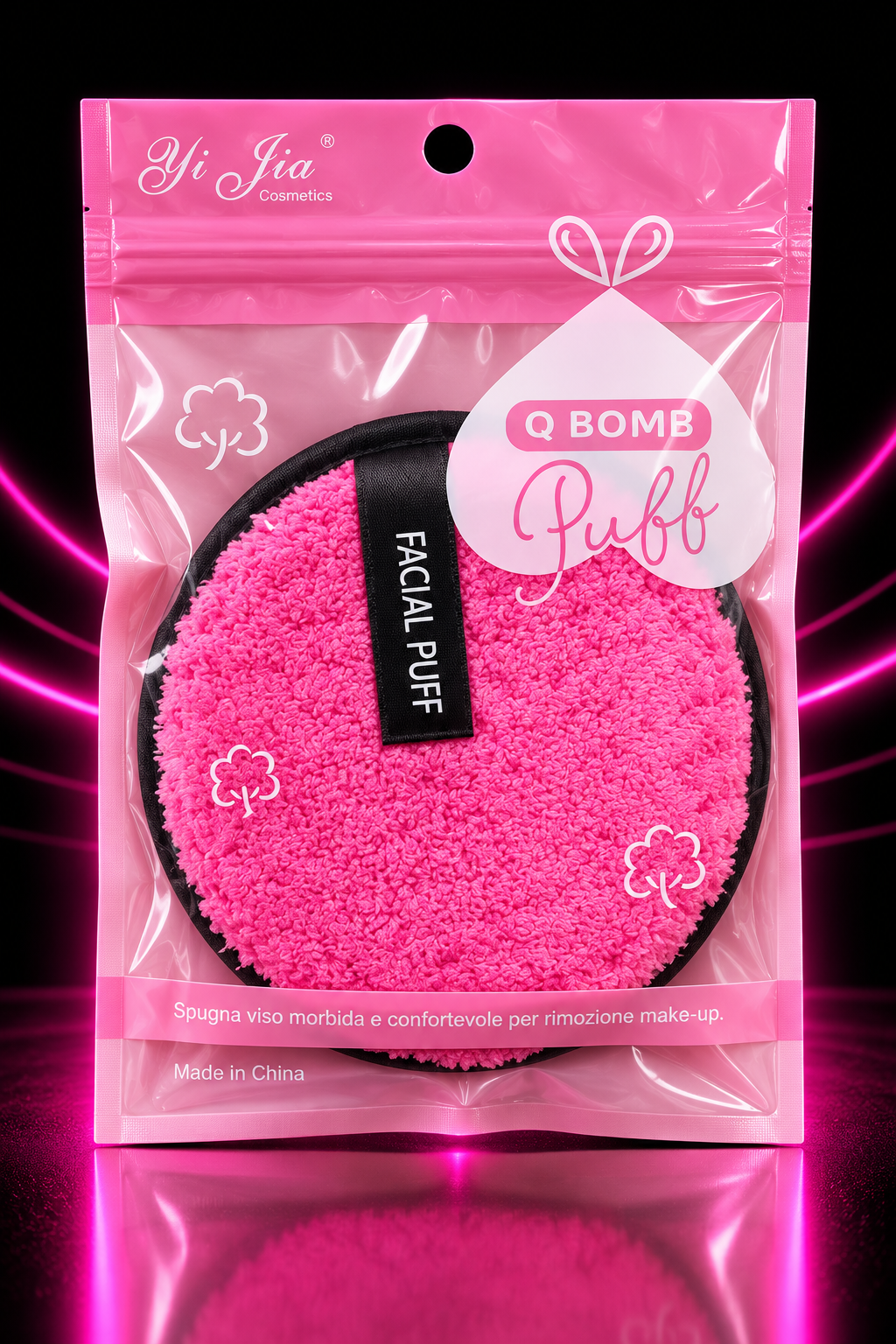 Q BOMB PUFF FACIAL FLUFF
