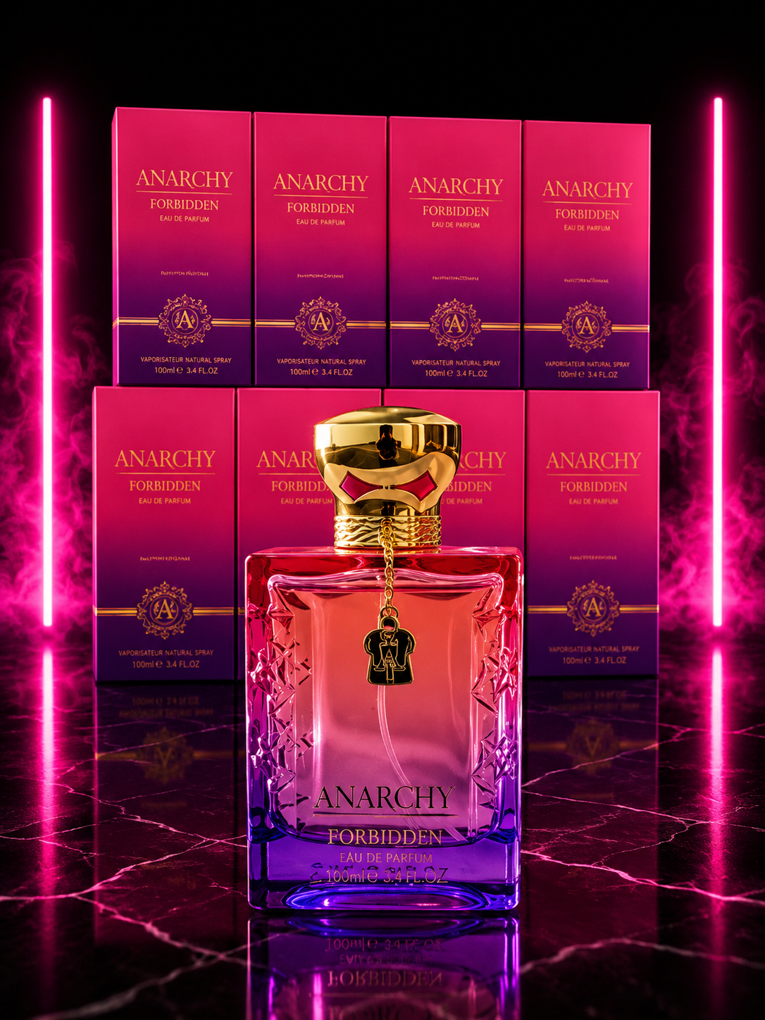 ANARCHY FORBIDDEN DESIRE EAU DE PARFUM 3.4 OZ / 100 ML