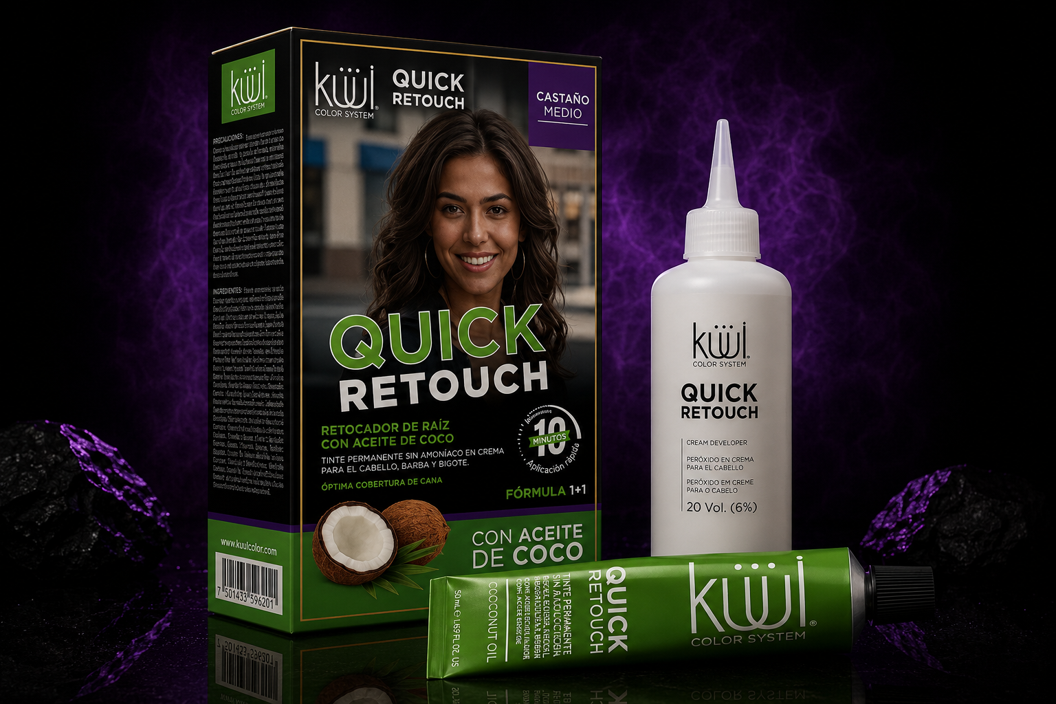 KUUL Quick Retouch Castaño Medio