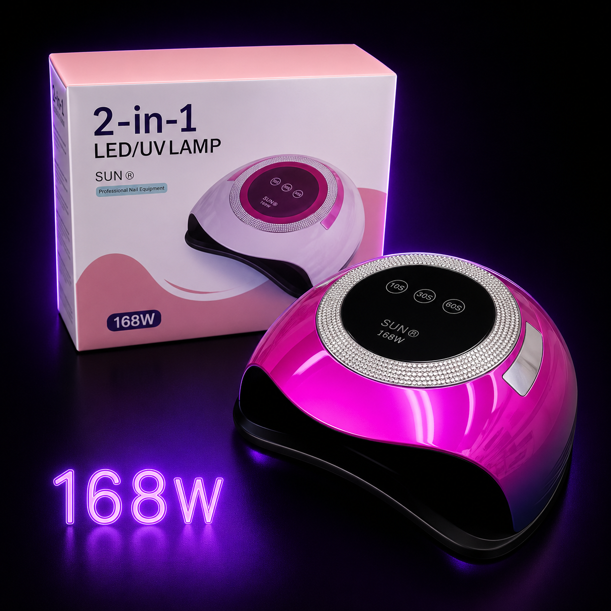 NAIL LMP SUN S6 2 IN 1 168 W