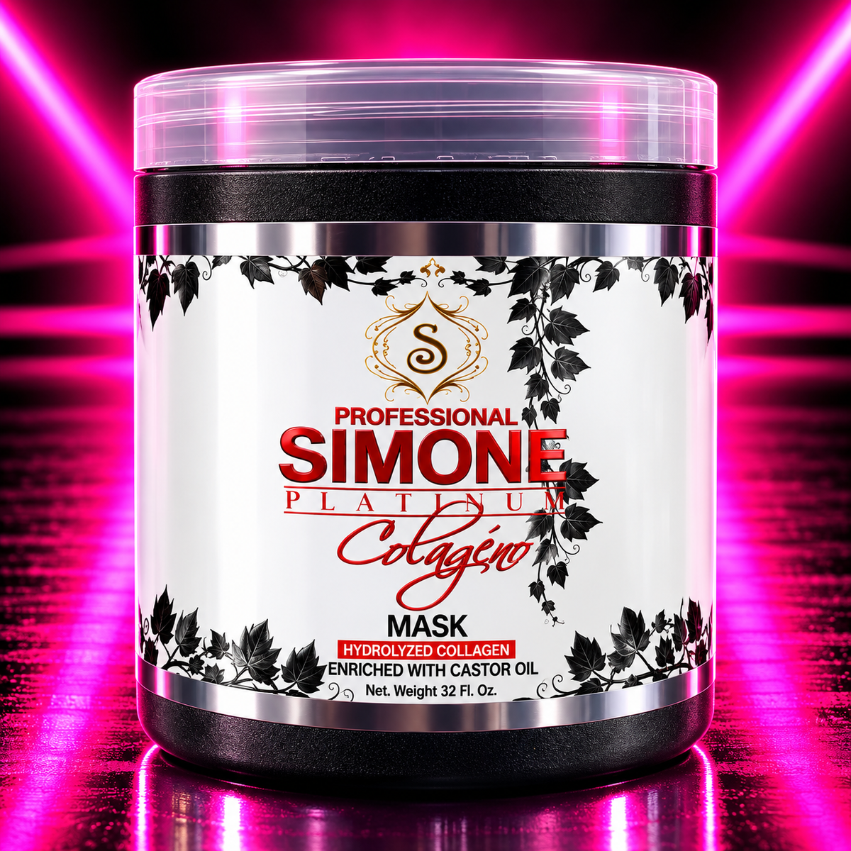 SIMONE  PLATINUM MASCARILLA COLAGENO 16oz