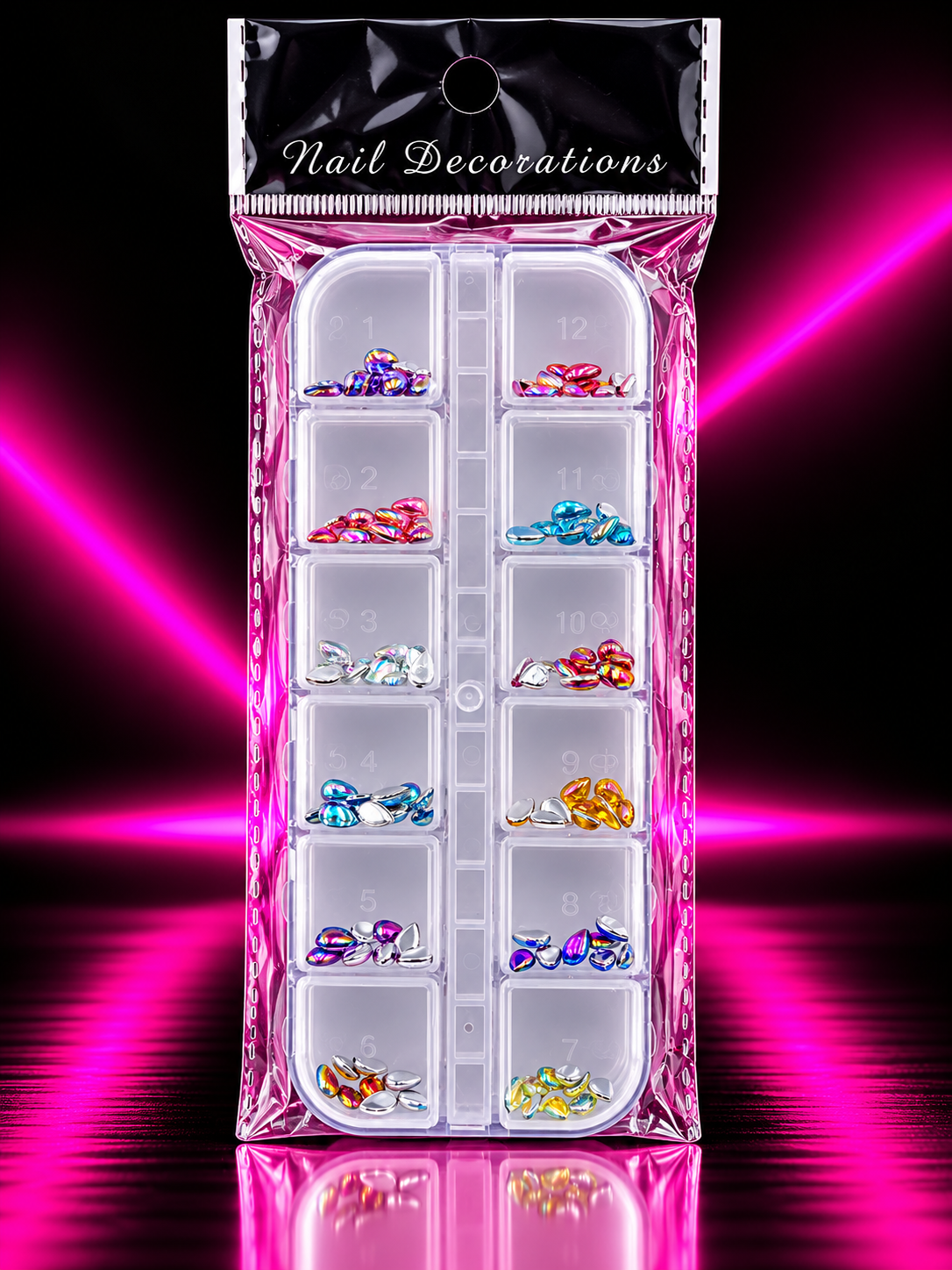   RHINESTONES PARA UÑAS – DISEÑOS VARIADOS BE233