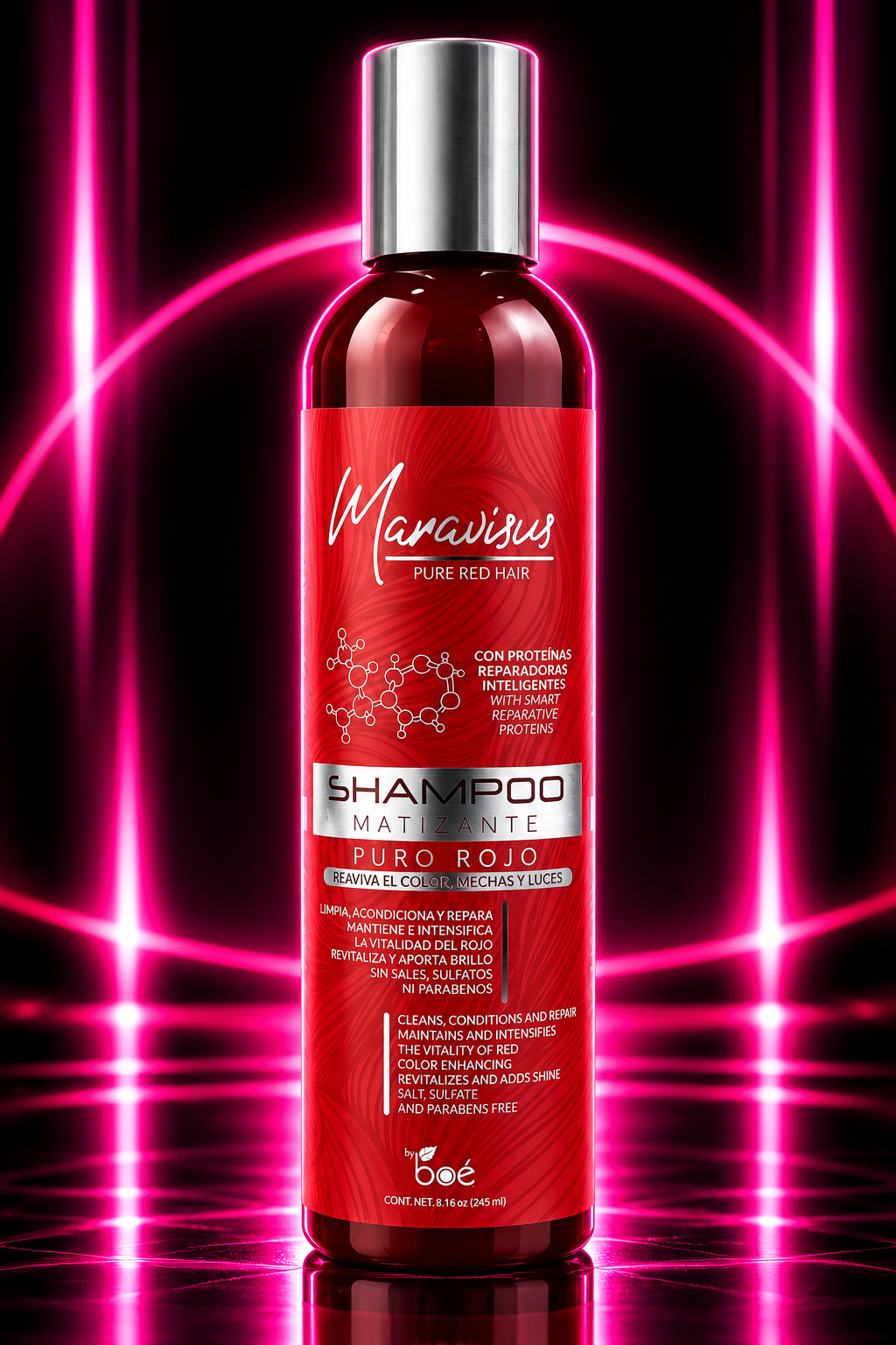 MARAVISUS  SHAMPOO PURO ROJO