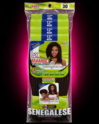 JANET COLLECTION 4X MAMBO TANTALIZING TWIST 10" (4 PACK)