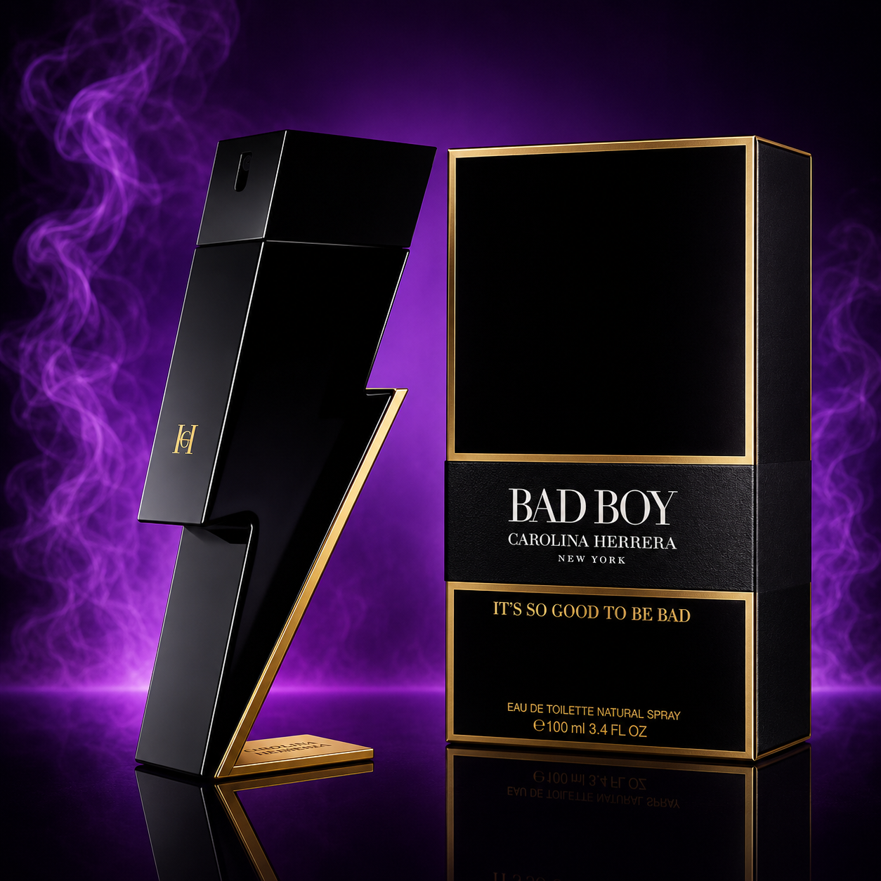 BAD BOY CH EAU DE TOILETTE 3.4 OZ