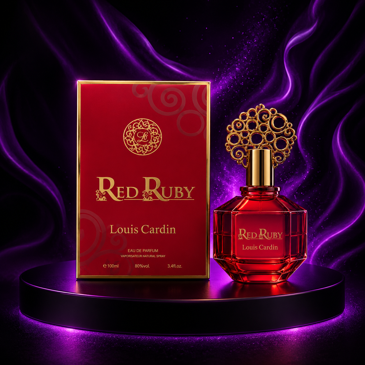 RED RUBY LOUIS  CARDIN 3.4OZ
