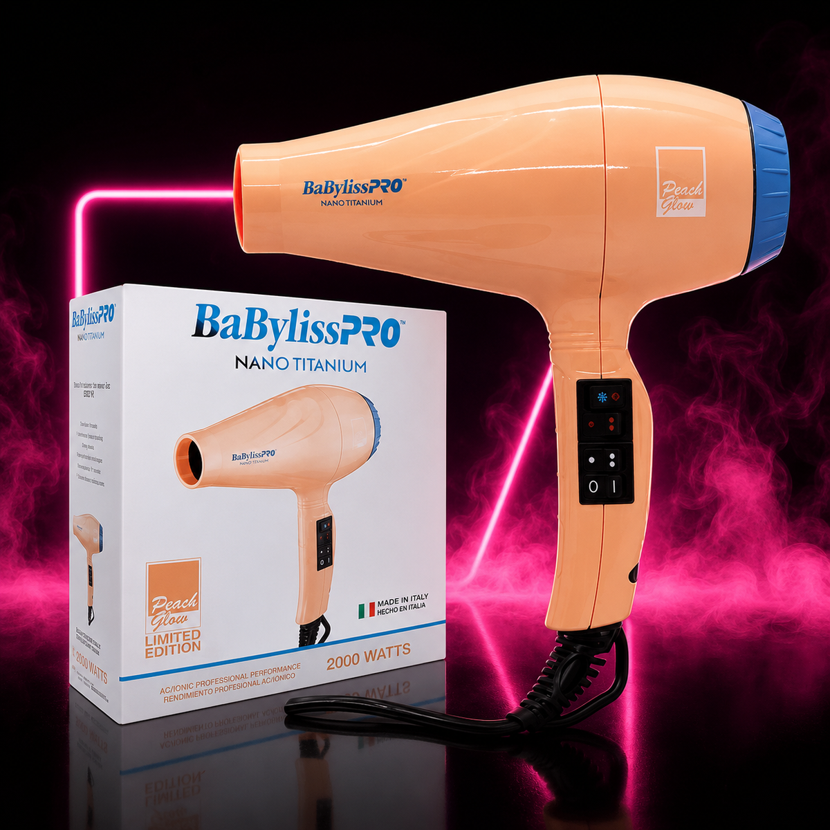 BABYLISS PEACH GLOW HAIR DRYER