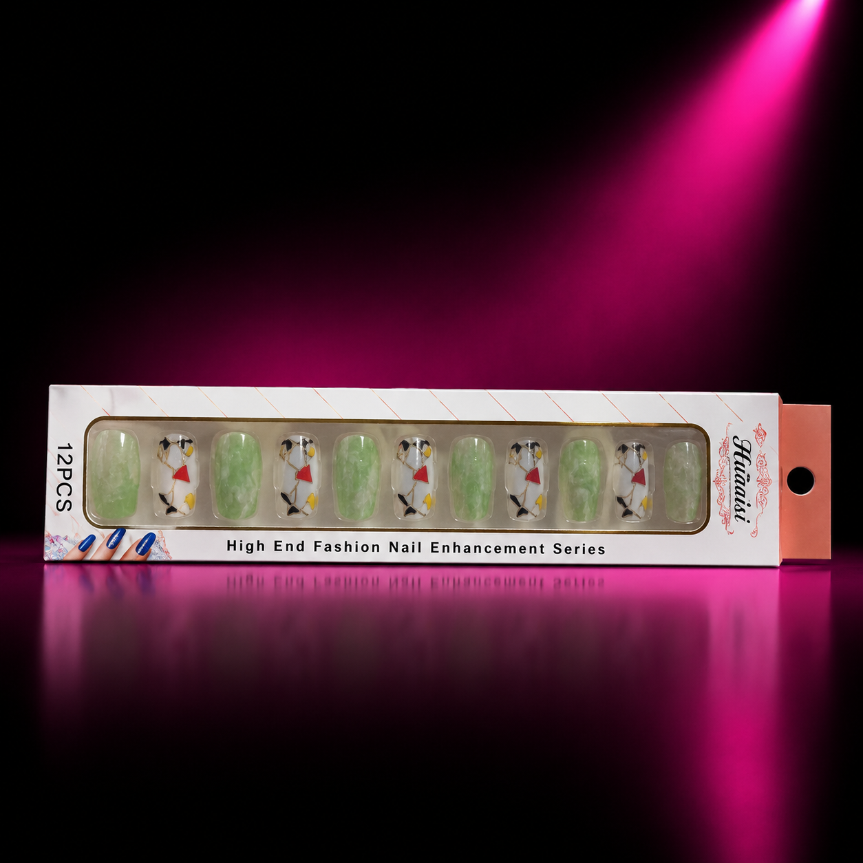 PRESS-ON NAILS 12 PCS