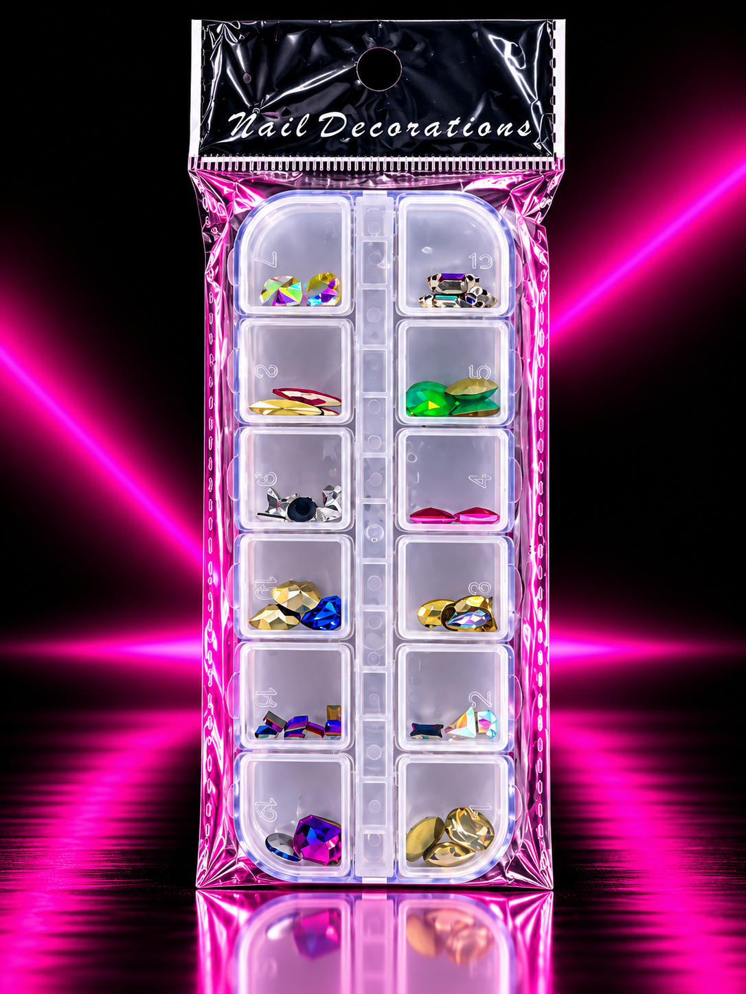   RHINESTONES PARA UÑAS – DISEÑOS VARIADOS BE233