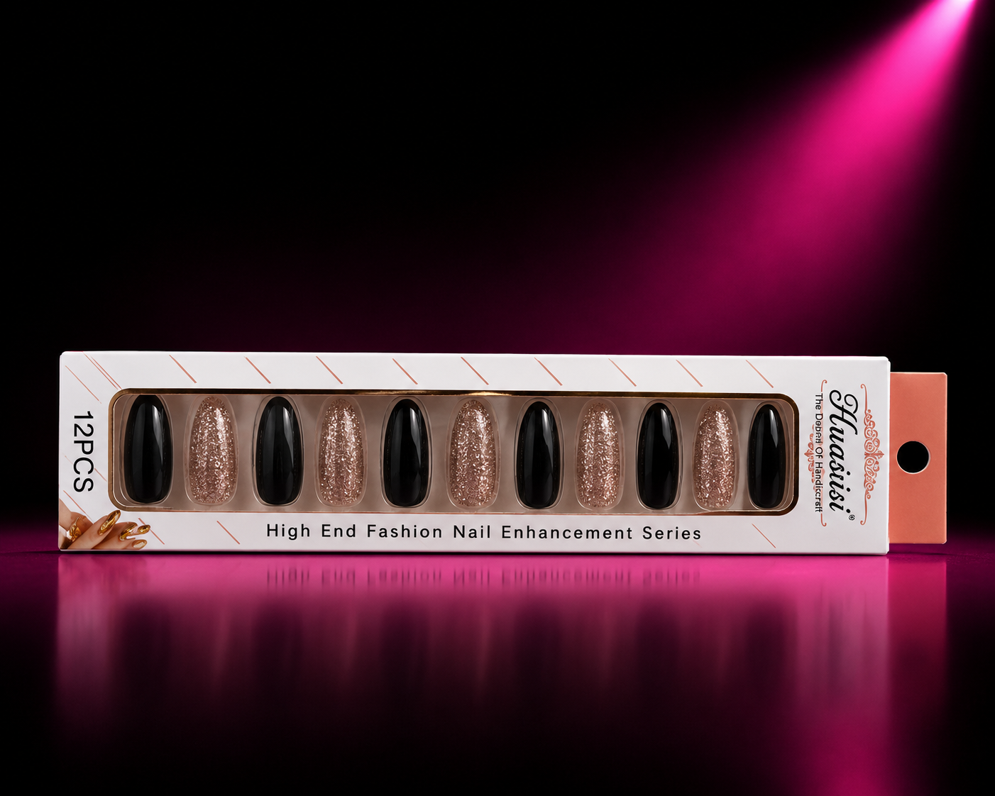 PRESS-ON NAILS 12 PCS