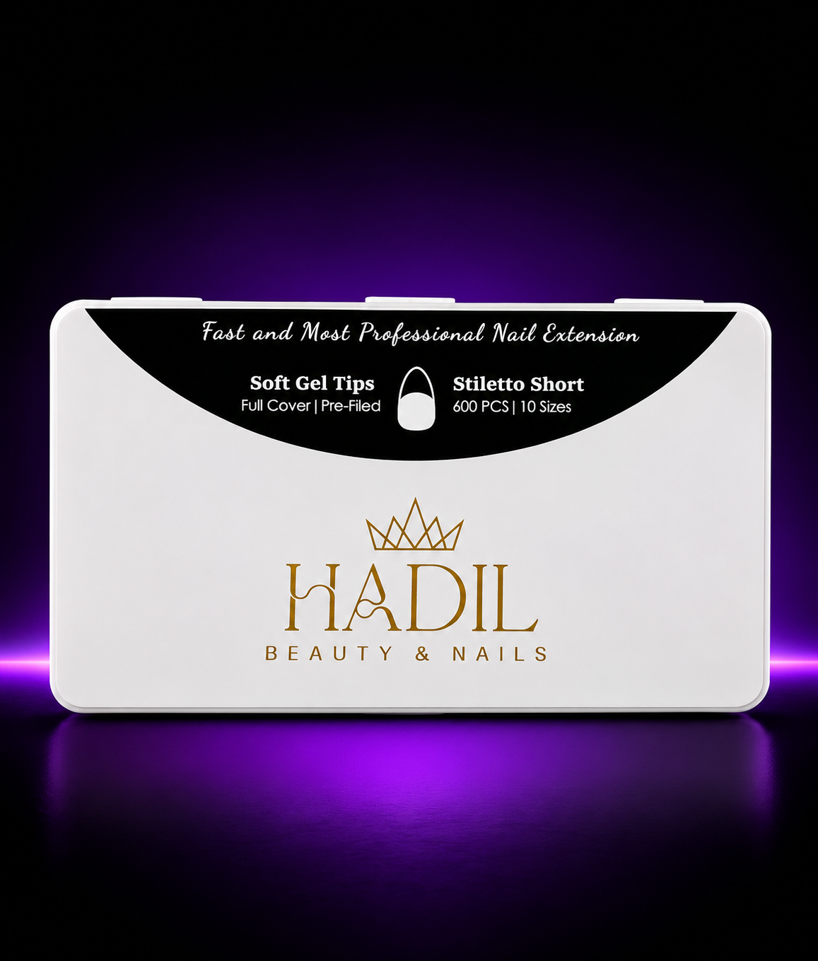 HADIL BEAUTY AND NAILS GEL TIPS 600 PCS