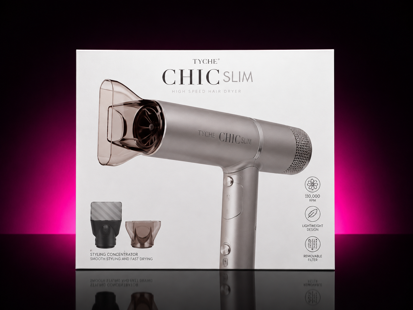 TYCHE CHIC SLIM HIGH SPEED HAIR DRYER
