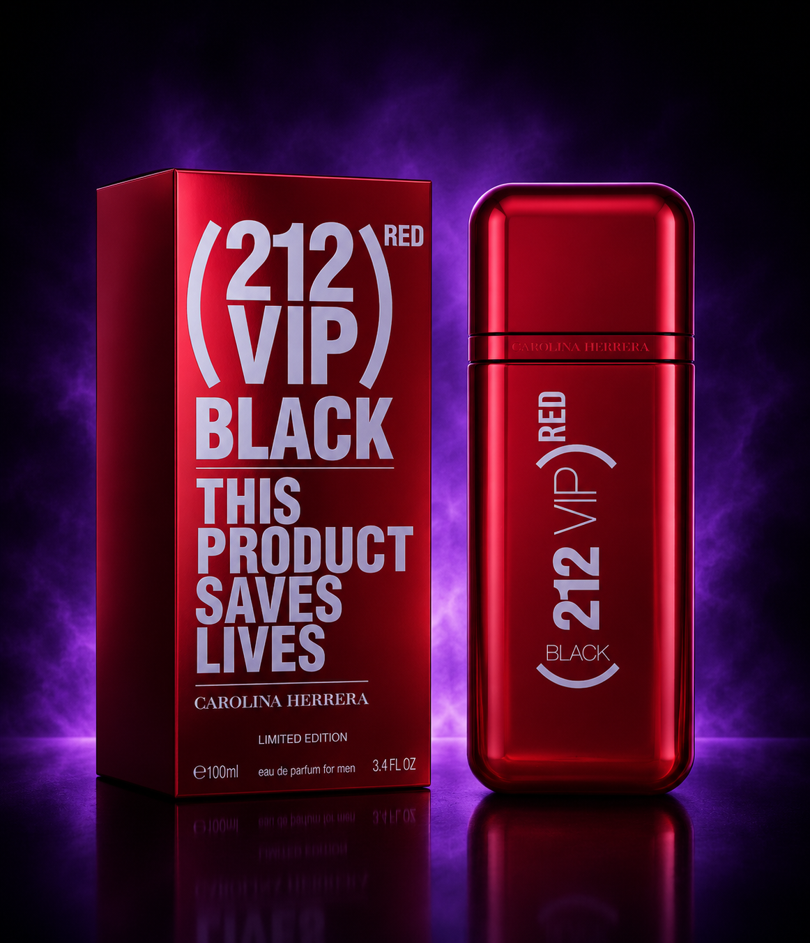 CH 212 VIP BLACK RED M 3.4 EDP