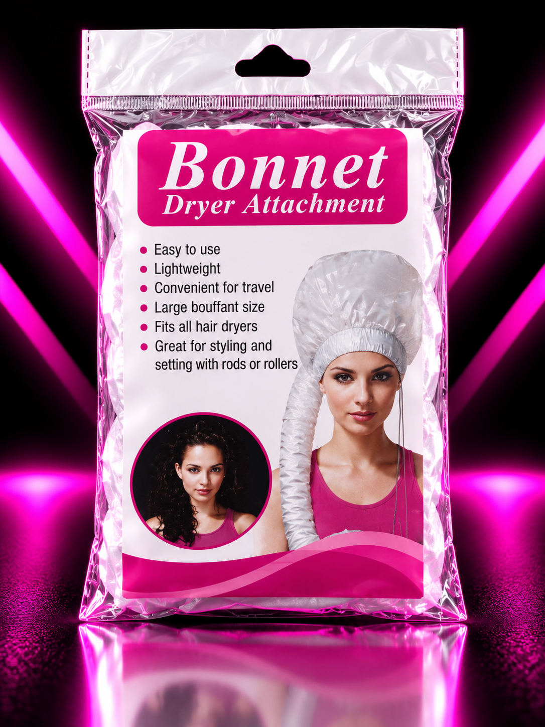 BONNET DRYER ATTACHMENT – GORRO PARA SECADOR DE CABELLO