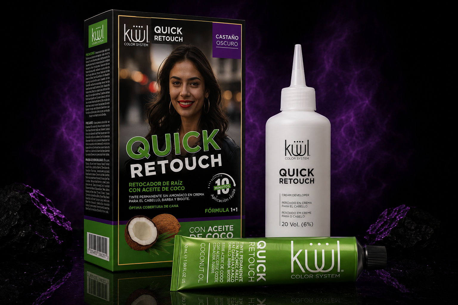 KUUL Quick Retouch Castaño Oscuro