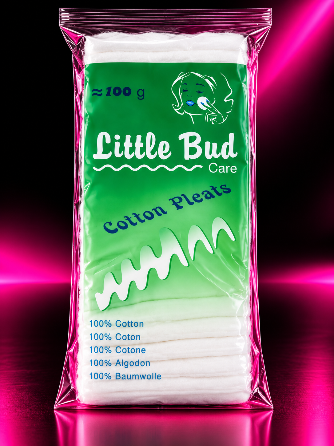 LITTLE BUD CARE – COTTON PLEATS 100 G
