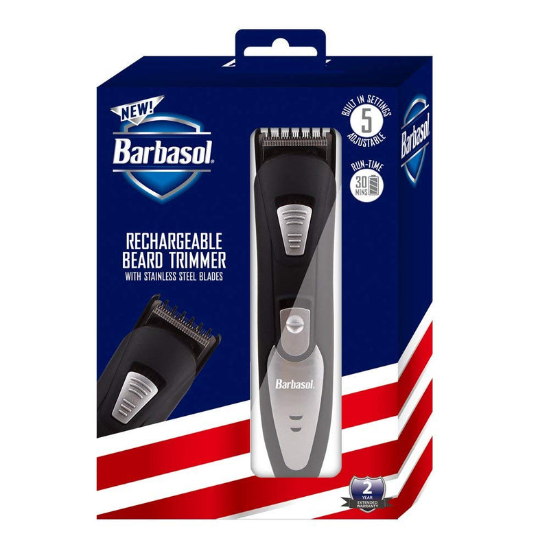 BARBASOL RECHARGEABLE BEARD TRIMMER