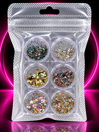 NAIL ART GLITTER – BRILLOS DECORATIVOS