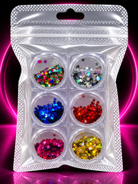 NAIL ART GLITTER – ESTRELLAS DECORATIVAS