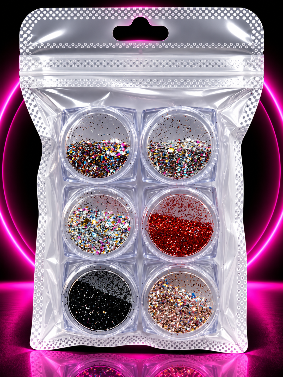 NAIL ART GLITTER – BRILLOS DECORATIVOS