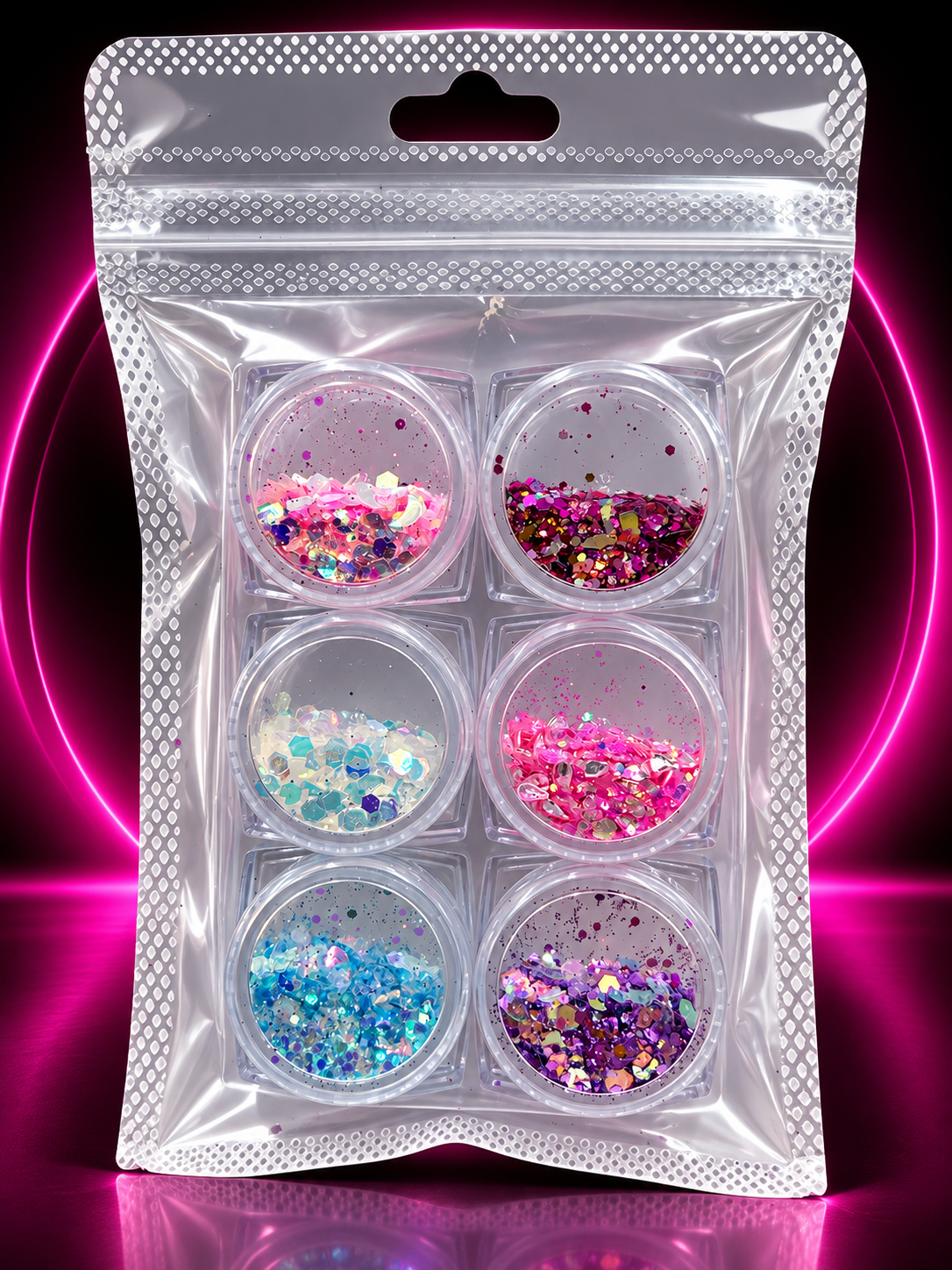 NAIL ART GLITTER – ESTRELLAS DECORATIVAS