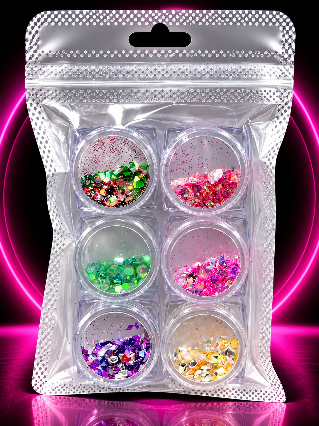 NAIL ART GLITTER – ESTRELLAS DECORATIVAS