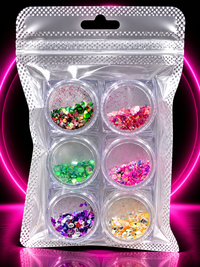 NAIL ART GLITTER – ESTRELLAS DECORATIVAS