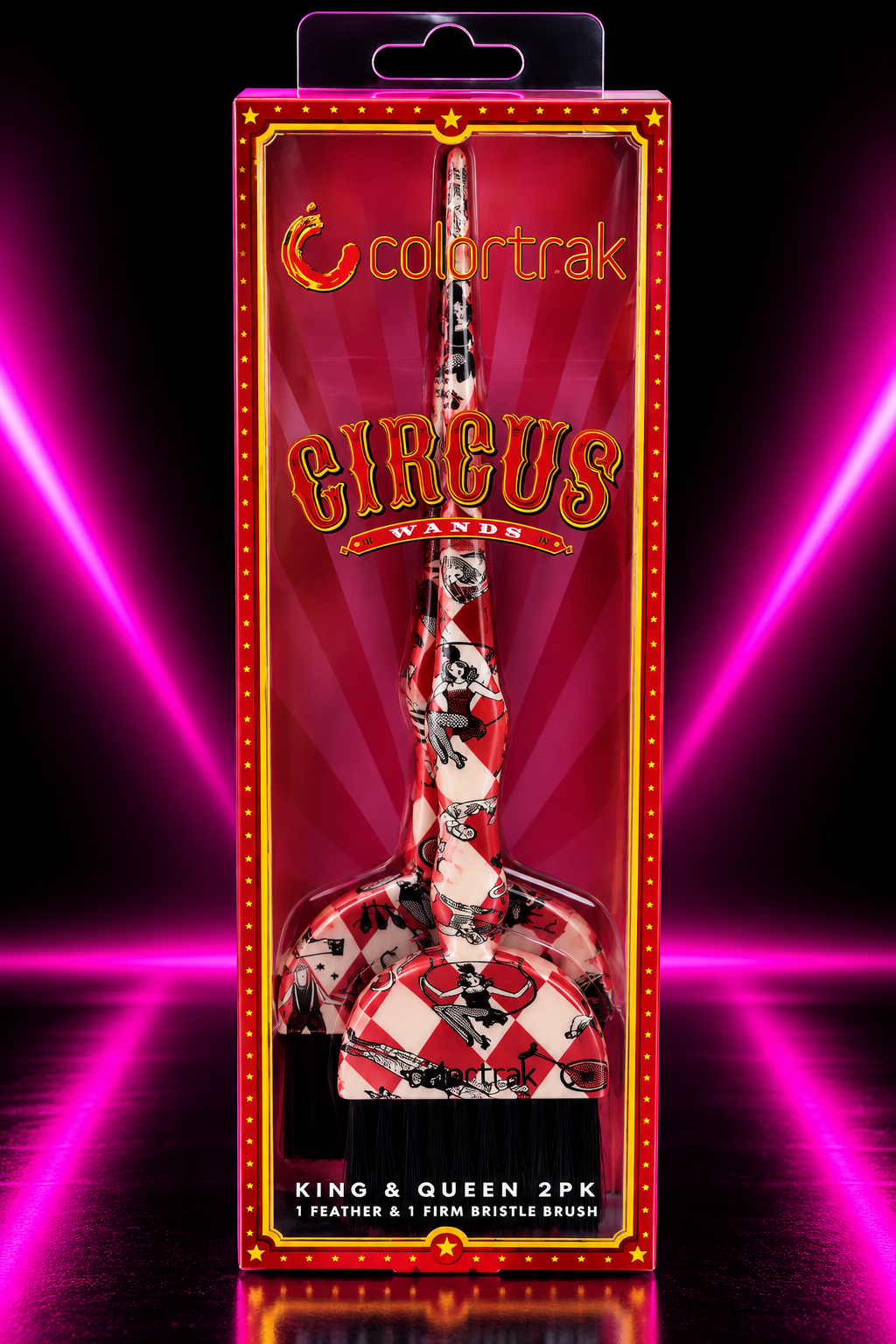 COLORTRAK CIRCUS – KING &amp; QUEEN BRUSH SET 2 PIEZAS