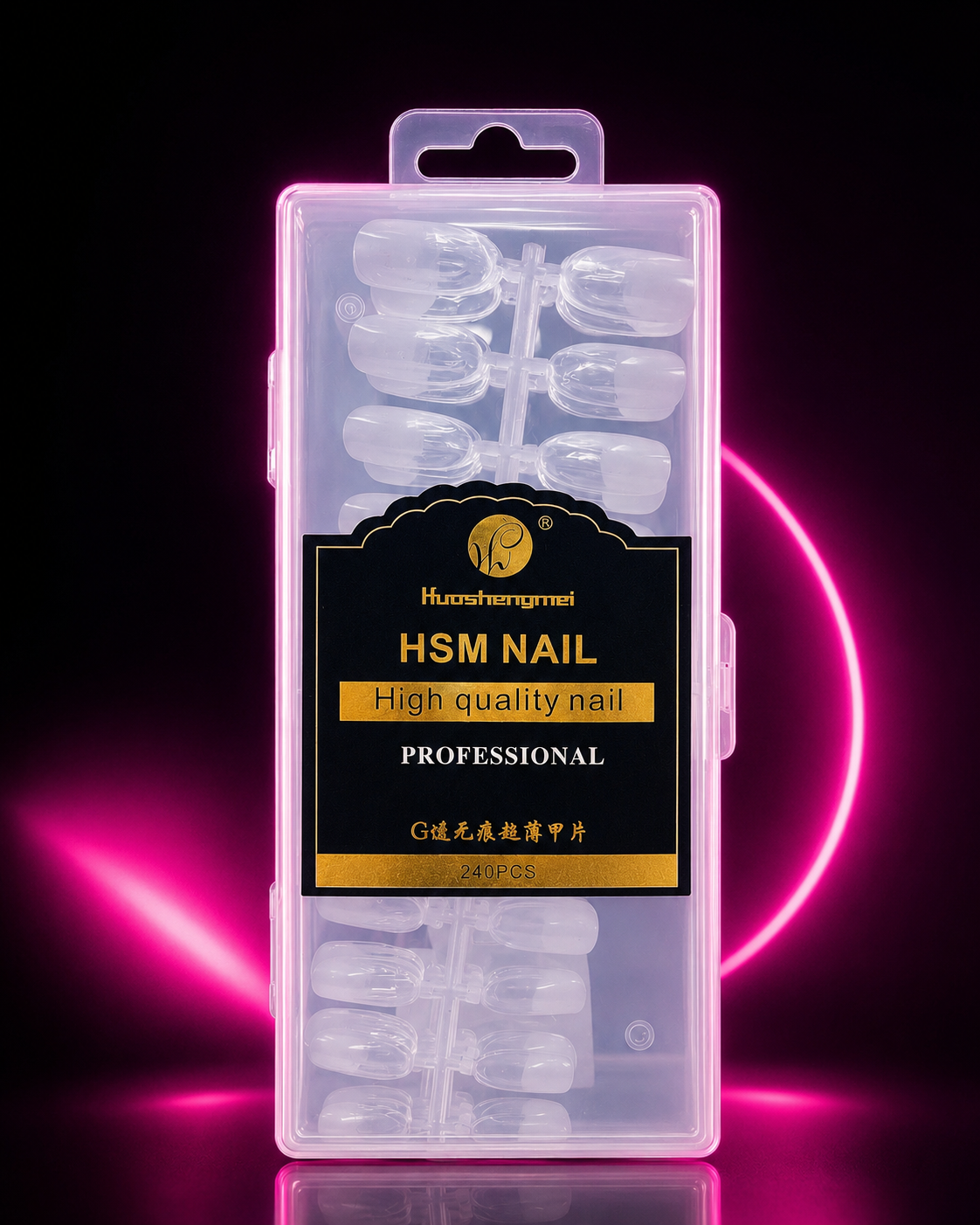 HSM NSAILS HIGH QUALITY NAILS PROFFESSIONAL TIPS 240PCS