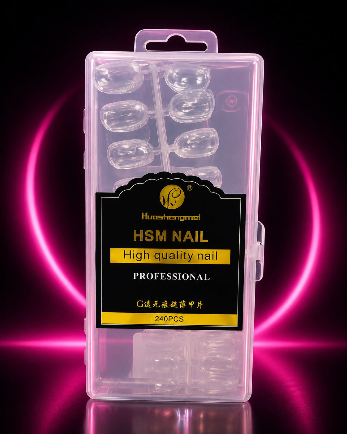 HSM NSAILS HIGH QUALITY NAILS PROFFESSIONAL TIPS 240PCS