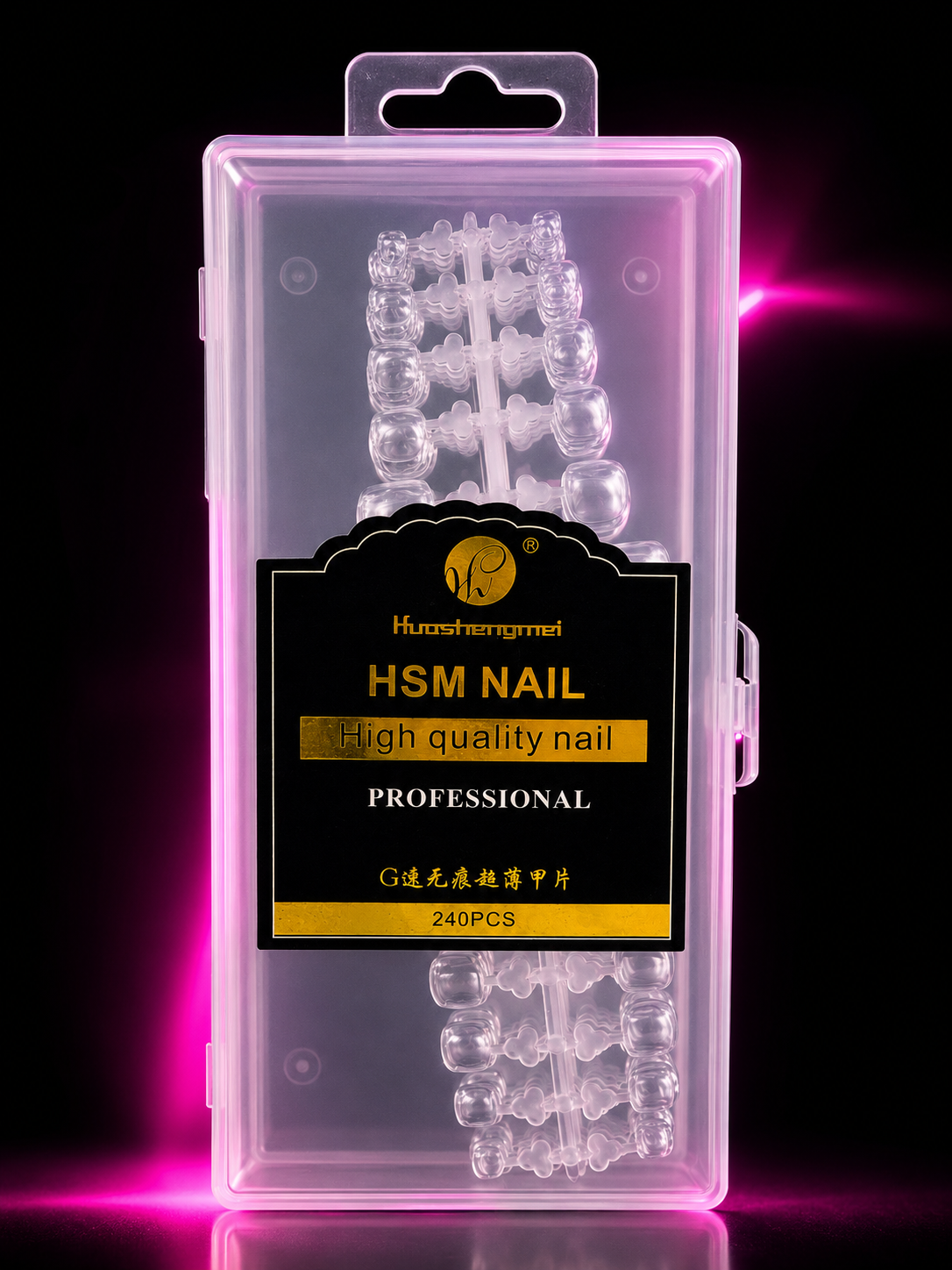 HSM NSAILS HIGH QUALITY NAILS PROFFESSIONAL TIPS 240PCS