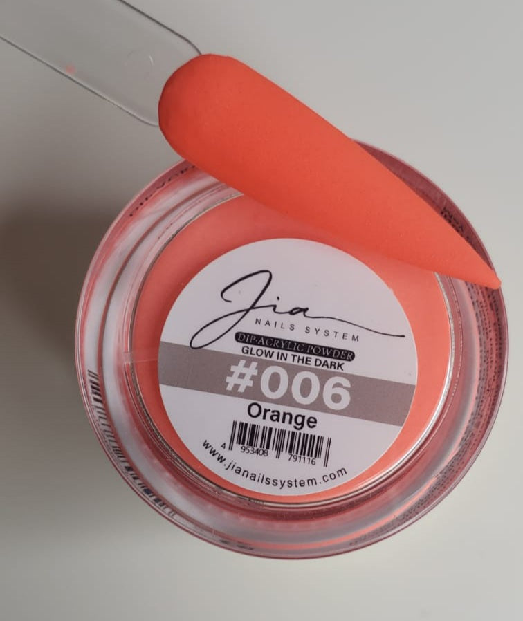 JIA GLOW IN THE DARK ORANGE ACRILICO/DIPPING