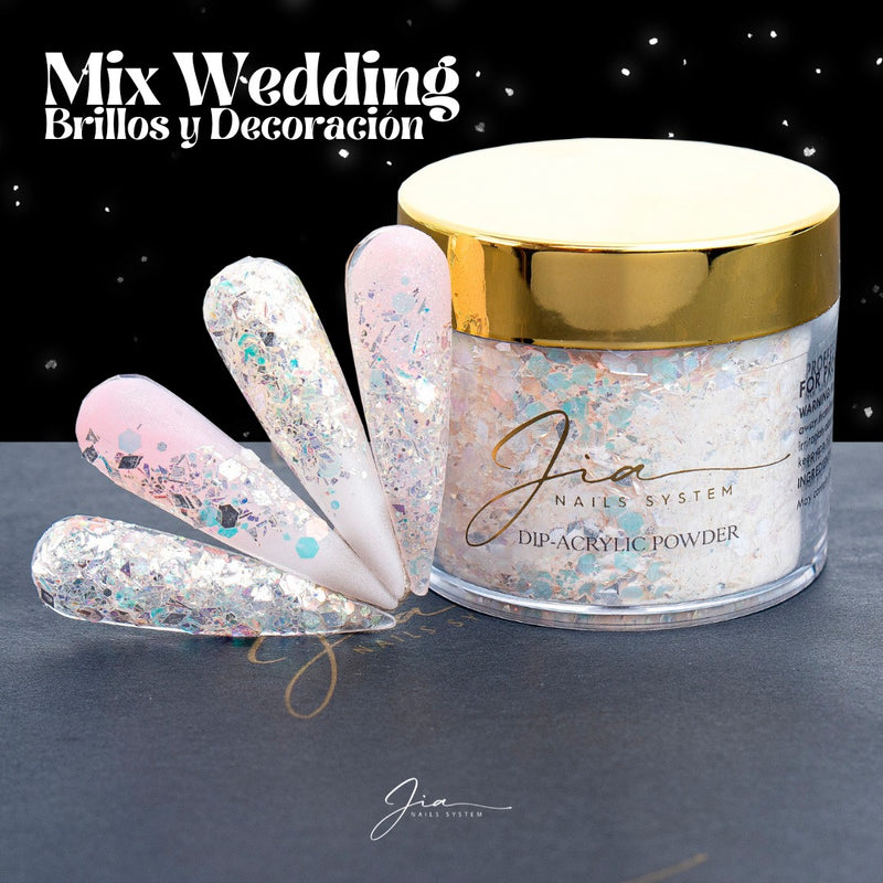 JIA COVER MIX WEDDING ACRILICO/DIPPING