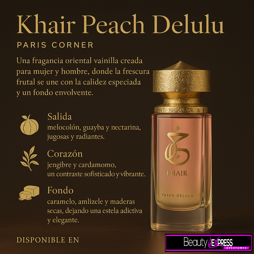 KHAIR PEACH DELULU PARIS CORNER – Beauty Express