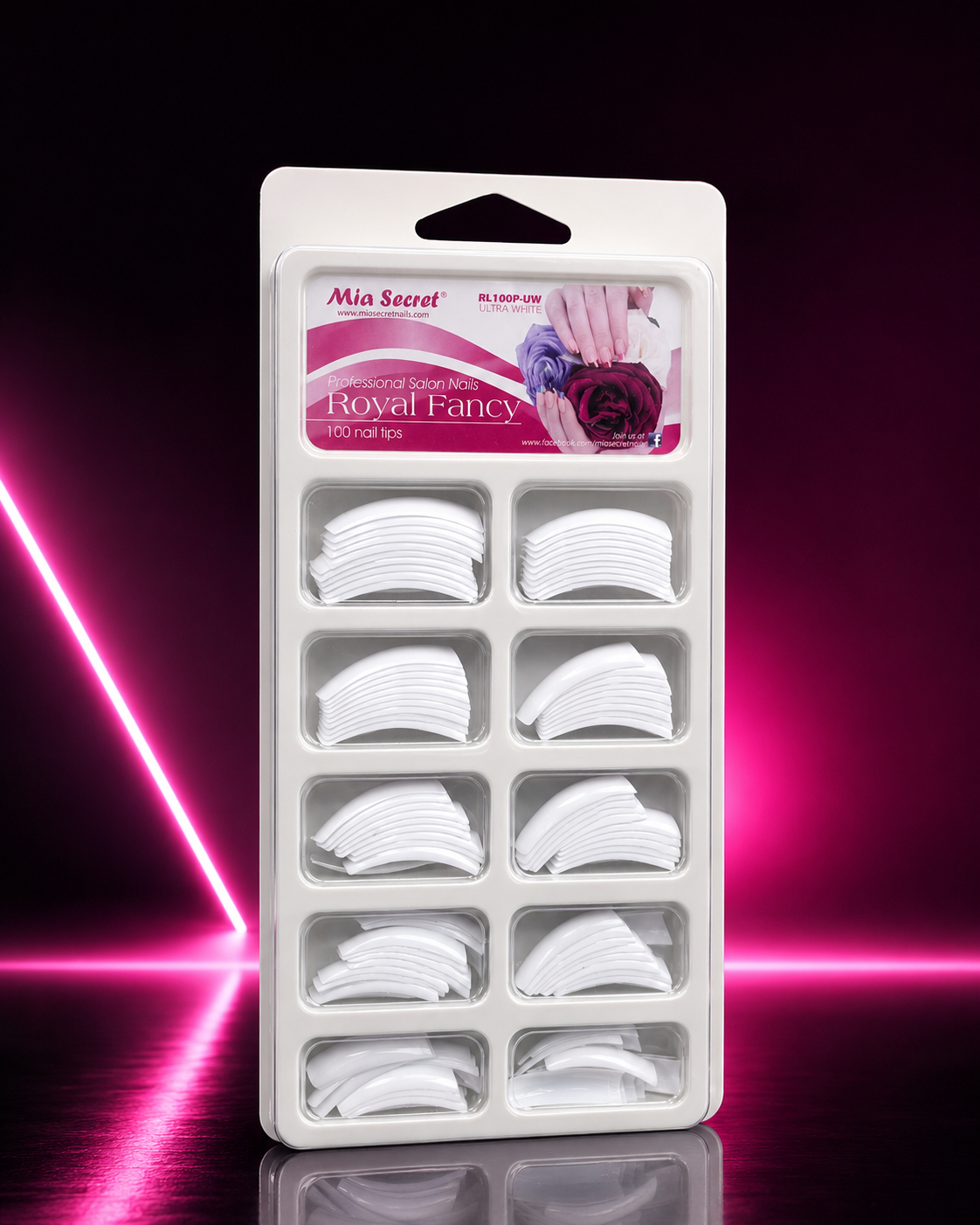 Mia Secret Professional Salon Nail Tips 100PCS