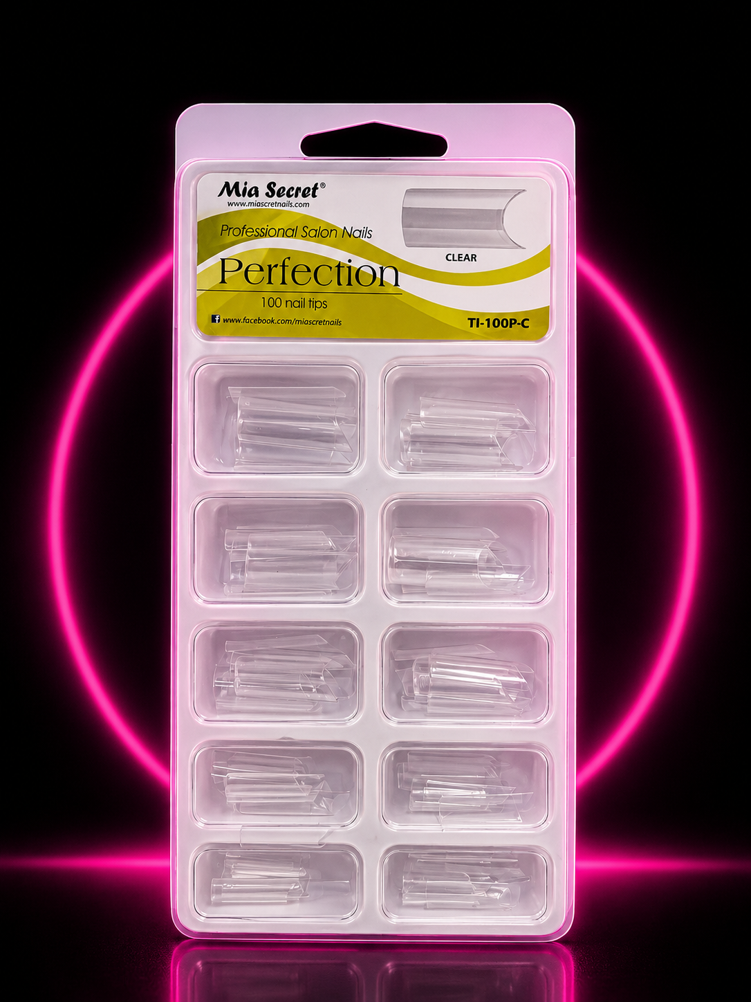 Mia Secret Professional Salon Nail Tips 100PCS