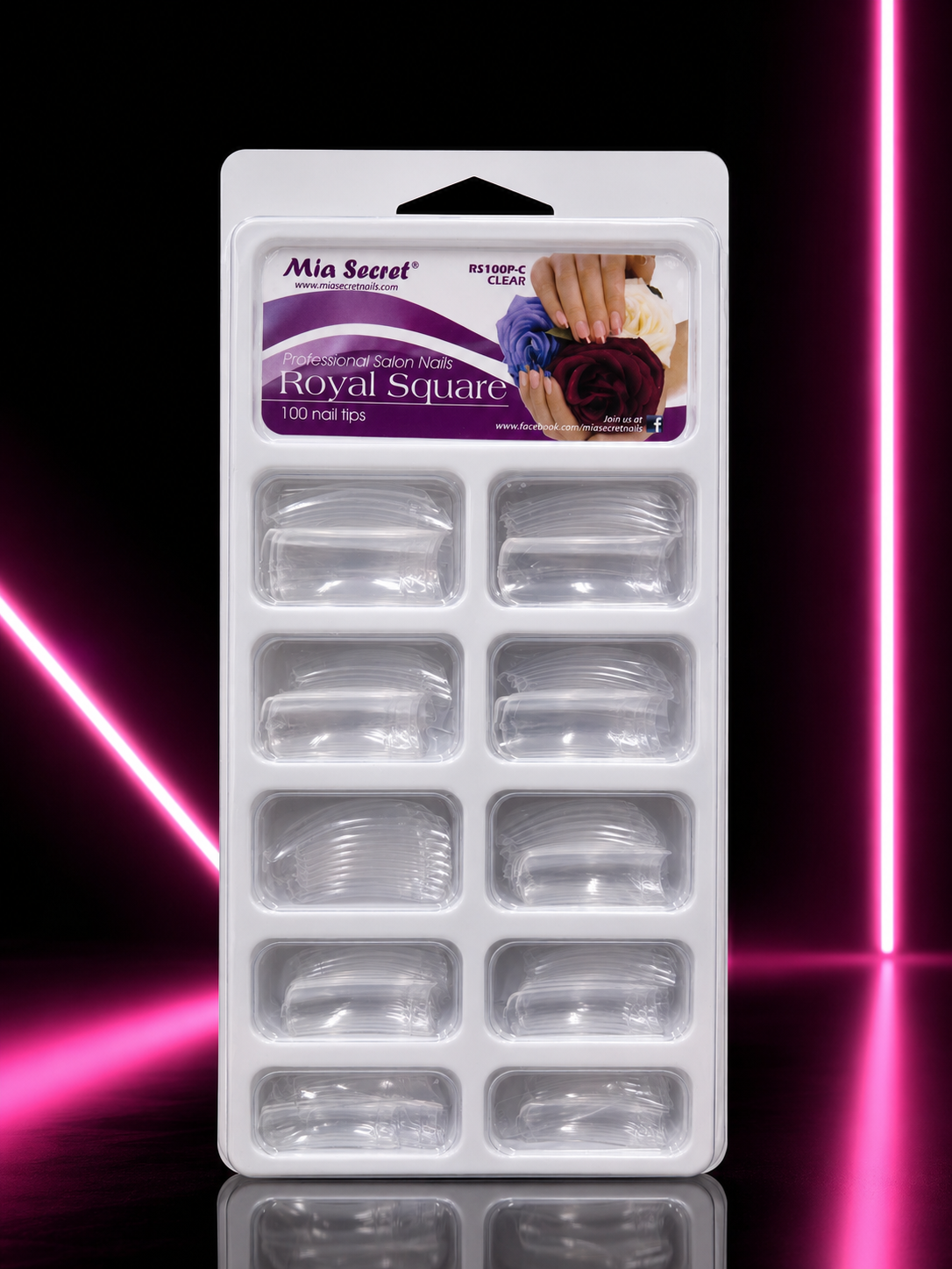 Mia Secret Professional Salon Nail Tips 100PCS