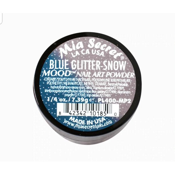 MIA SECRET MOOD BLUE GLITTER SNOW