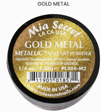 MIA SECRET METALLIC GOLD METAL