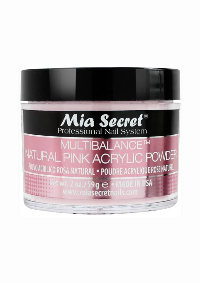 MIA SECRET MULTIBALANCE PINK ACRYLIC  2 OZ