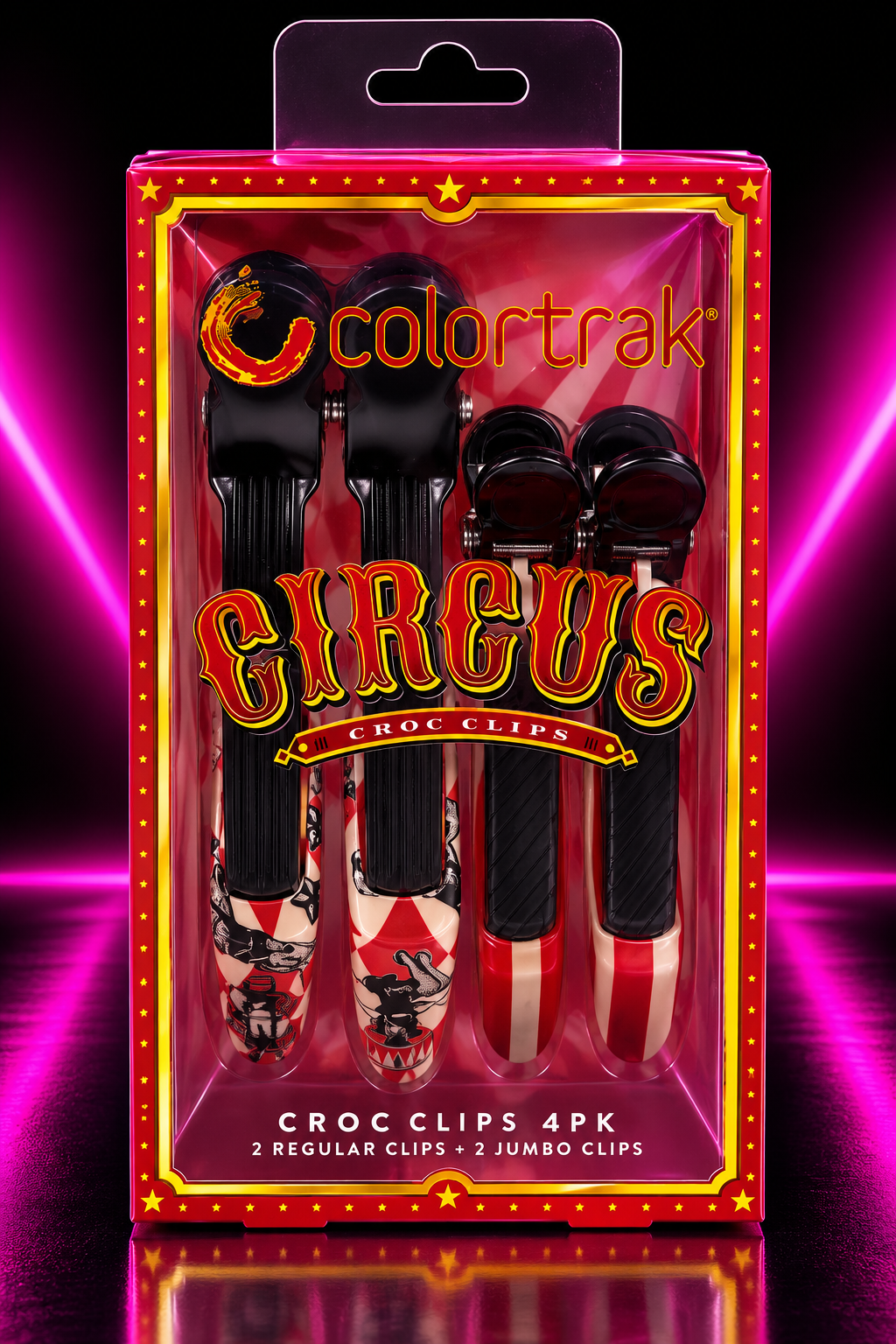 COLORTRAK CIRCUS – CROC CLIPS 4 PIEZAS